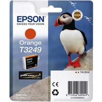EPSON® Tintenpatrone, T3249, C13T32494010, original, orange, 14 ml
