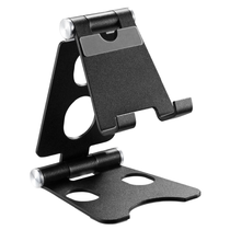 ACROPAQ ACPS2 Tragbarer Aluminium Smartphone-Halter Schwarz