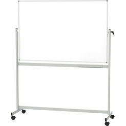 Mobiles Whiteboard MAULstandard, drehbar, Emaille