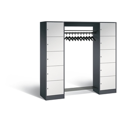 C+P Offene Garderobe Serie 8070, H1950xB1870xT480mm
