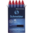 Schneider Rollerpatrone One Change - 0,6 mm, rot (dokumentenecht), 5er Schachtel