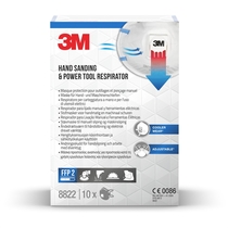 3M™ Atemschutzmaske Standard, FFP2, mit Ausatemventil, weiß (10 Stück)