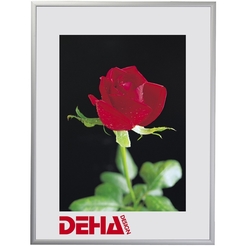 DEHA DESIGN Bilderrahmen, Floatglas, 29,7 x 42 cm, Aluminiumrahmen, silber