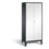 C+P Schwarz-Weiss-Spind Classic, H1850xB810xT500mm