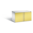 C+P Flachablageschrank Serie 7100_7200, H760xB1350xT960mm