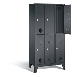 C+P Spind doppelstöckig Classic, H1850xB900xT500mm