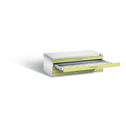 C+P Flachablageschrank Serie 7100_7200, H420xB1100xT765mm