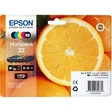 EPSON® Tintenpatrone Claria Premium, 33, T3337, original, 5er sortiert, 6,4/4,5 ml (schwarzweiß/farbig) (5 Stück)