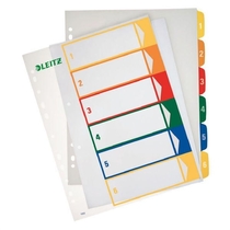 Leitz Plastikregister Zahlen