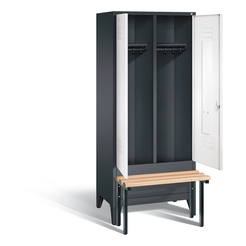 C+P Garderobenschrank Classic, H1850xB810xT500mm