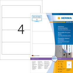 HERMA SPECIAL A4 Ordneretiketten Movables / ablösbar