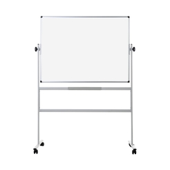 Bi-silque Whiteboard REVOLVER/QR0401 150x120cm Melamin mobil drehbar weiß