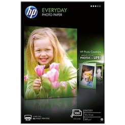 hp® Foto-Inkjetpapier /CR757A glossy 10 x 15cm 200g Inh. 100 Blatt