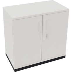 Flügeltürenschrank 2OH B800xT442xH781 an/Weiß