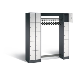 C+P Offene Garderobe Serie 8070, H1950xB2100xT480mm