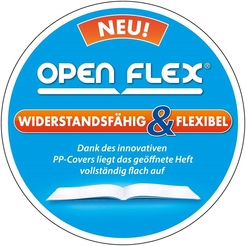 Oxford OpenFlex Schulheft A4 32 Bl. L. 28 rosa und blau sortiert