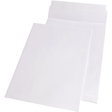 MAILmedia® Versandtasche, mit Falte, 20 mm, Stehboden, ohne Fenster, haftklebend, B4, 140 g/m², Offset, weiß (100 Stück)