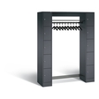 C+P Offene Garderobe Serie 8070, H1950xB1430xT480mm