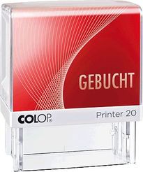 COLOP Textstempel selbstfärbend/100672 rot Gebucht