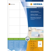 HERMA PREMIUM A4 Etiketten 100 Blatt / Packung