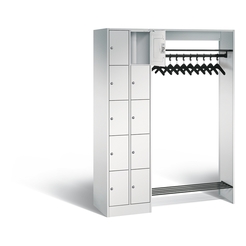 C+P Offene Garderobe Serie 8070, H1950xB1410xT480mm