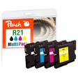 Peach Spar Pack Tintenpatronen kompatibel zu Ricoh GC21
