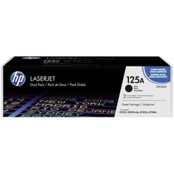 hp® Lasertoner/CB540AD schwarz Inhalt 2 Stück