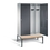 C+P Schwarz-Weiss-Spind Classic, H2090xB1190xT815mm