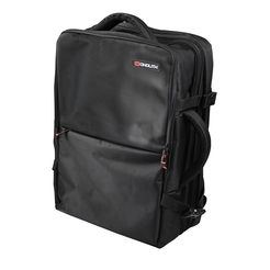 MONOLITH 2000003206 - Overnight Laptop Rucksack 15,6", Schwarz 46,5x33x20 cm