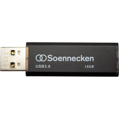 Soennecken USB-Stick 71617 3.0 16GB schwarz/silber