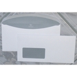 BONG Kuvertierhülle, mit Fenster, gummiert, C6/5, 229 x 114 mm, 80 g/m², holzfrei, weiß (1.000 Stück)