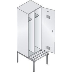 Garderobenschr. 7035/50122090x610x500mm 8250-20 7035/5012