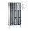CP CLASSIC Fächerschrank, Fachhöhe 510 mm, mit Füßen, 9 Fächer, Breite 900 mm Tür schwarzgrau