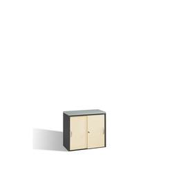 C+P Sideboard mit Schiebetüren Acurado, H720xB800xT400mm