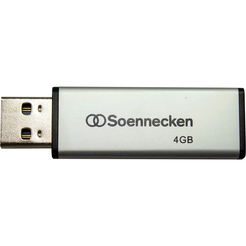 Soennecken USB-Stick 71616 2.0 4GB schwarz/silber