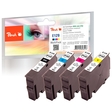 Peach Spar Pack Tintenpatronen kompatibel zu Epson T129, T1295