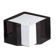 ARLAC 257-01 - Notizzettelbox Memorion, für 10x10 cm, mit Block, Schwarz