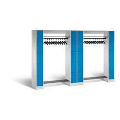 C+P Offene Garderobe Serie 8070, H1950xB2840xT480mm C+P Offene Garderobe Serie 8070, H1950xB2840xT480mm
