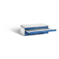 C+P Flachablageschrank Serie 7100_7200, H420xB1100xT765mm