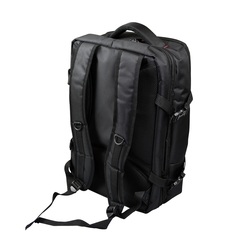 MONOLITH 2000003206 - Overnight Laptop Rucksack 15,6", Schwarz 46,5x33x20 cm