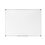 BI-OFFICE MA0507170 - Magnetisches Whiteboard Maya mit Aluminiumrahmen, lackierter Stahl, 120x90 cm, Weiß