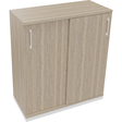 Schiebetürenschrank 3OH B1000xT442xH1133mm ws/Eiche Natur