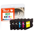 Peach Spar Pack Plus Tintenpatronen kompatibel zu Ricoh GC31