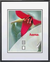hama Kunststoffrahmen / 66230, 50,0 x 70,0 cm, schwarz, Kunststoff