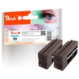 Peach Doppelpack Tintenpatrone schwarz HC kompatibel zu HP No. 953XL, L0S70AE