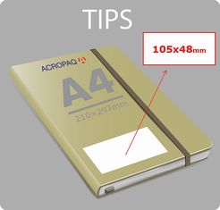 ACROPAQ LABELS - 100 A4 x 12 label = 1200 selbstklebende weiße Etiketten 105x48mm