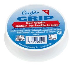 Läufer Fingeranfeuchter Grip/76100 Ø 70x17mm gelb Inh. 20g