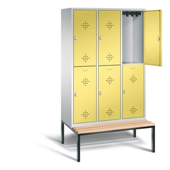 C+P Spind doppelstöckig Classic, H2090xB1200xT815mm