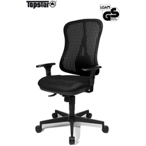 TOPSTAR® Bürostuhl Headpoint SYmit Kopfstütze, Sitz schwarz / Rücken schwarz