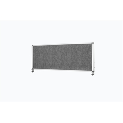 BI-OFFICE SPD450103841 - Lärmschutz-Tischteiler Evolution, Stoff, Grau, 120x45 cm, Aluminiumrahmen